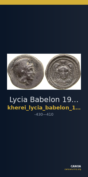 Lycia Babelon 1910 413b — CANOA