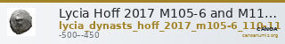 Lycia Hoff 2017 M105-6 and M110-11 — CANOA