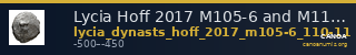 Lycia Hoff 2017 M105-6 and M110-11 — CANOA