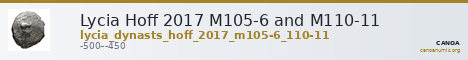 Lycia Hoff 2017 M105-6 and M110-11 — CANOA