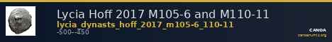Lycia Hoff 2017 M105-6 and M110-11 — CANOA