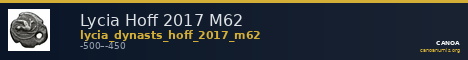 Lycia Hoff 2017 M62 — CANOA