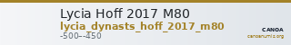 Lycia Hoff 2017 M80 — CANOA