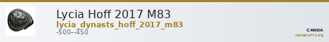 Lycia Hoff 2017 M83 — CANOA