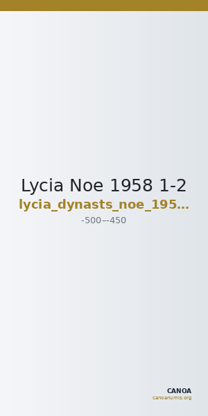 Lycia Noe 1958 1-2 — CANOA