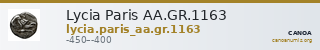 Lycia Paris AA.GR.1163 — CANOA