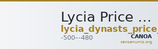 Lycia Price and Waggoner 1975 767-8 — CANOA