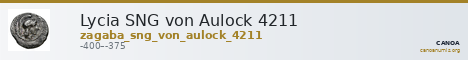Lycia SNG von Aulock 4211 — CANOA