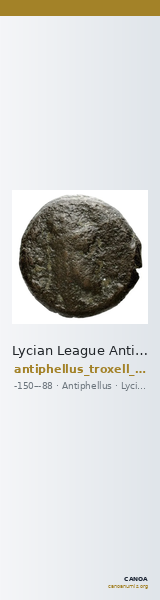 Lycian League Antiphellus Troxell 1982 3.73 — CANOA