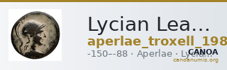 Lycian League Aperlae Troxell 1982 3.76 — CANOA
