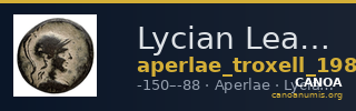 Lycian League Aperlae Troxell 1982 3.76 — CANOA