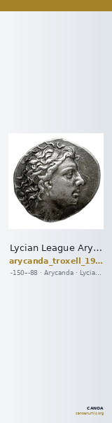 Lycian League Arycanda Troxell 1982 3.8 — CANOA