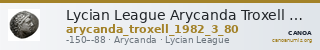 Lycian League Arycanda Troxell 1982 3.8 — CANOA