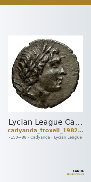 Lycian League Cadyanda Troxell 1982 2.8 — CANOA