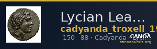 Lycian League Cadyanda Troxell 1982 2.8 — CANOA