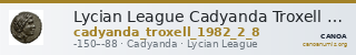 Lycian League Cadyanda Troxell 1982 2.8 — CANOA