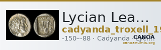 Lycian League Cadyanda Troxell 1982 2.9 — CANOA
