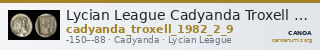 Lycian League Cadyanda Troxell 1982 2.9 — CANOA