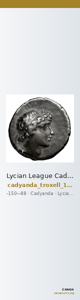 Lycian League Cadyanda Troxell 1982 3.64 — CANOA
