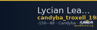 Lycian League Candyba Troxell 1982 2.9 — CANOA