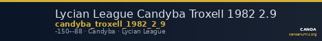 Lycian League Candyba Troxell 1982 2.9 — CANOA