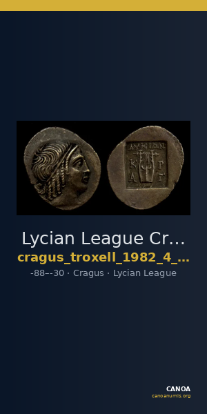 Lycian League Cragus Troxell 1982 4.102 — CANOA