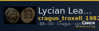Lycian League Cragus Troxell 1982 4.102 — CANOA