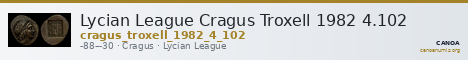Lycian League Cragus Troxell 1982 4.102 — CANOA
