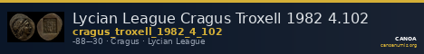 Lycian League Cragus Troxell 1982 4.102 — CANOA