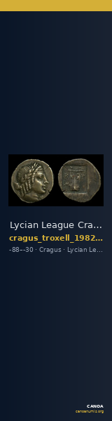 Lycian League Cragus Troxell 1982 4.104 — CANOA