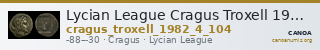 Lycian League Cragus Troxell 1982 4.104 — CANOA