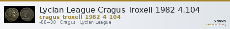 Lycian League Cragus Troxell 1982 4.104 — CANOA