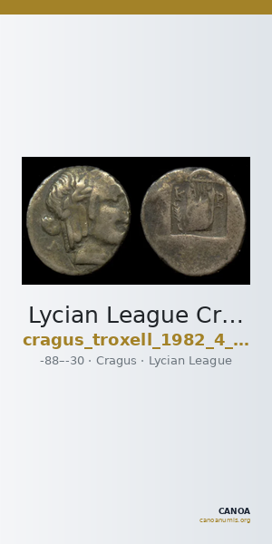 Lycian League Cragus Troxell 1982 4.105 — CANOA