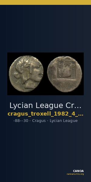 Lycian League Cragus Troxell 1982 4.105 — CANOA