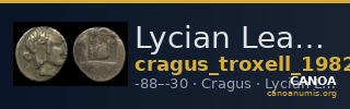 Lycian League Cragus Troxell 1982 4.105 — CANOA