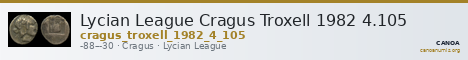 Lycian League Cragus Troxell 1982 4.105 — CANOA
