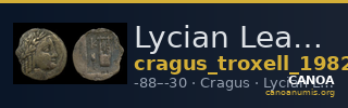 Lycian League Cragus Troxell 1982 4.106 — CANOA