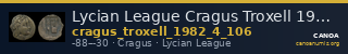Lycian League Cragus Troxell 1982 4.106 — CANOA