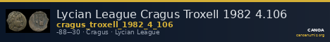 Lycian League Cragus Troxell 1982 4.106 — CANOA
