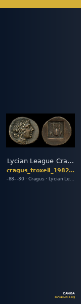 Lycian League Cragus Troxell 1982 4.84 — CANOA