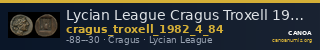 Lycian League Cragus Troxell 1982 4.84 — CANOA
