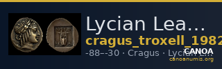 Lycian League Cragus Troxell 1982 4.88 — CANOA