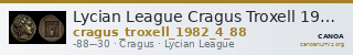 Lycian League Cragus Troxell 1982 4.88 — CANOA