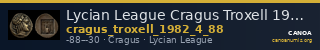 Lycian League Cragus Troxell 1982 4.88 — CANOA