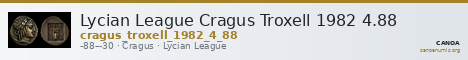 Lycian League Cragus Troxell 1982 4.88 — CANOA