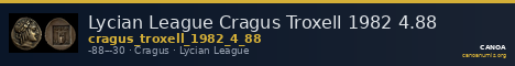 Lycian League Cragus Troxell 1982 4.88 — CANOA