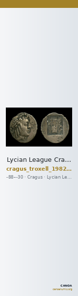 Lycian League Cragus Troxell 1982 4.89 — CANOA