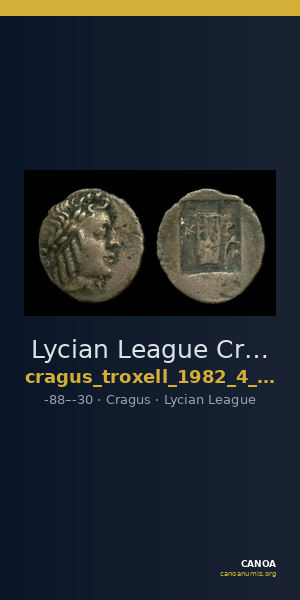 Lycian League Cragus Troxell 1982 4.89 — CANOA