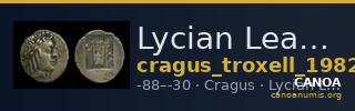 Lycian League Cragus Troxell 1982 4.89 — CANOA