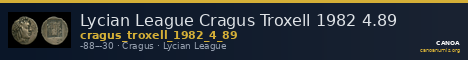 Lycian League Cragus Troxell 1982 4.89 — CANOA